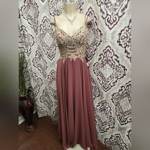 La scala long gown